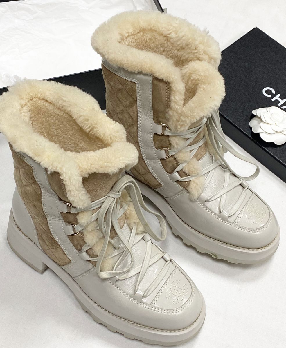 Ботинки/ на меху/ Chanel размер 37 цена 78 275 руб