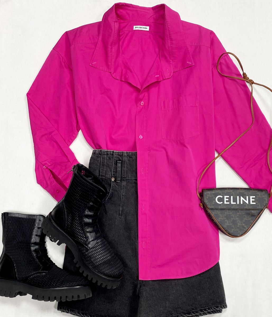 Рубашка Balenciaga размер 34 цена 23 483 руб
Шорты Celine размер 24 цена 15 655 руб
Ботинки Casadei размер 41 цена 23 483 руб
Сумка Celine 