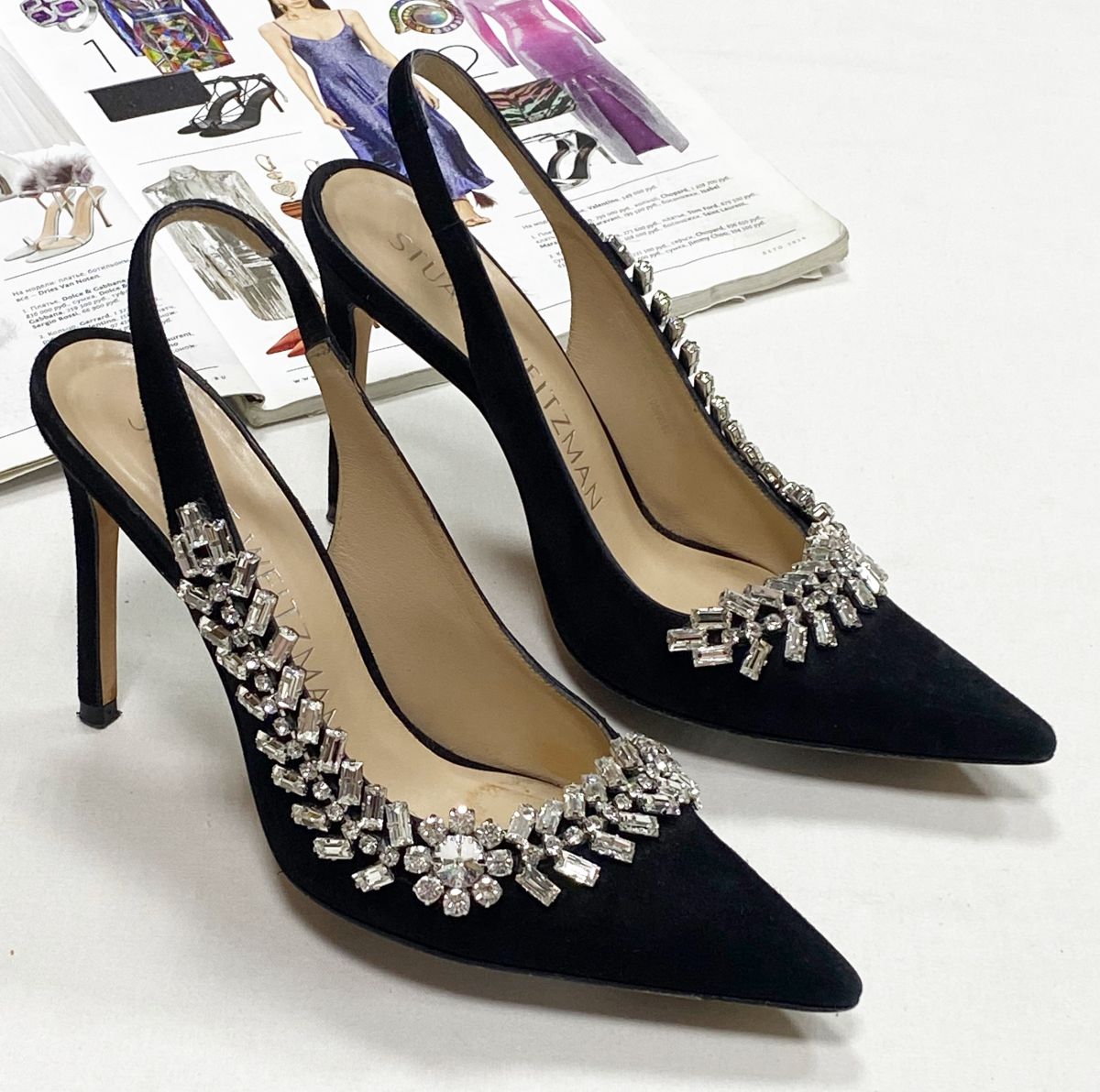 Босоножки/ камни/  Stuart Weitzman размер 37 цена 15 655 руб