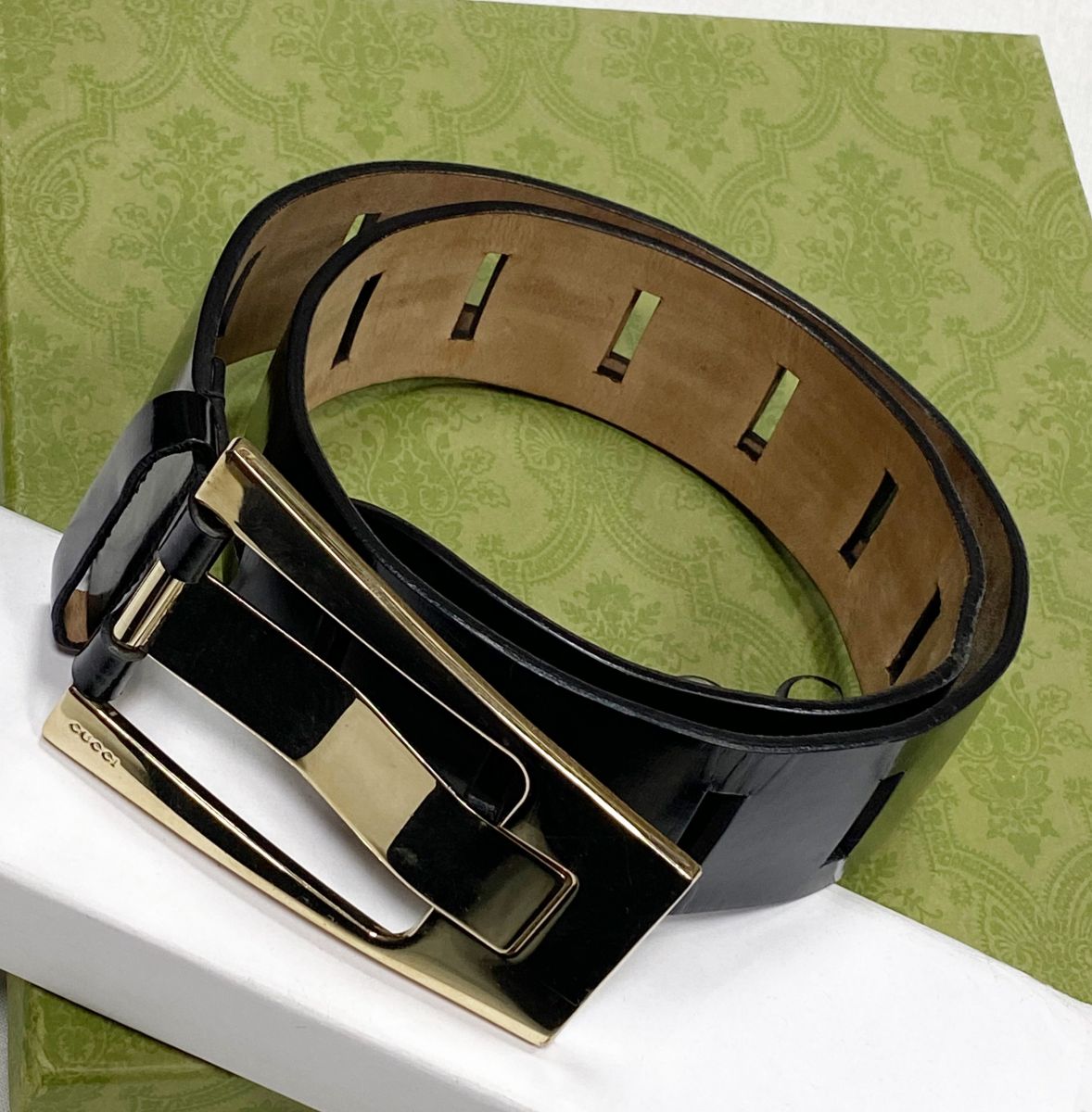 Ремень Gucci размер 85/34 цена 7 828 руб
