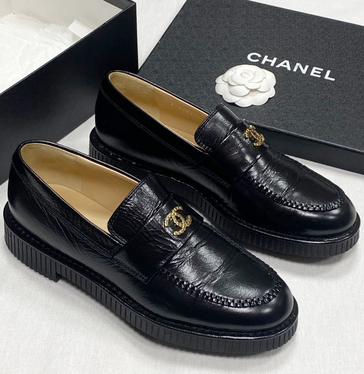 Лоферы Chanel размер 39.5 цена 78 275 руб