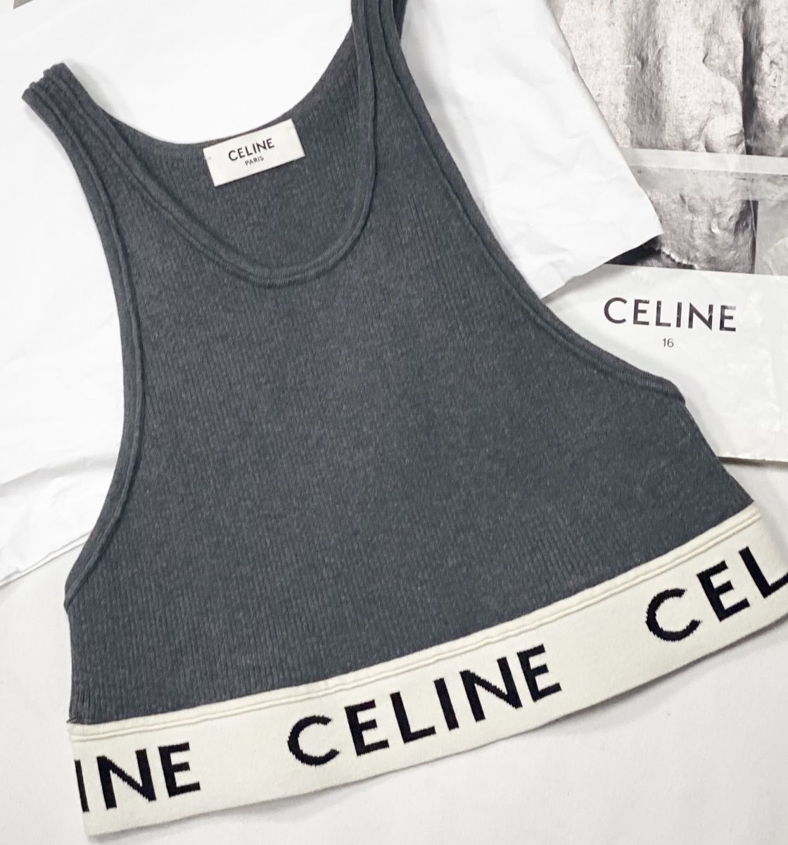 Кроп - топ Celine размер S цена 23 483 руб 