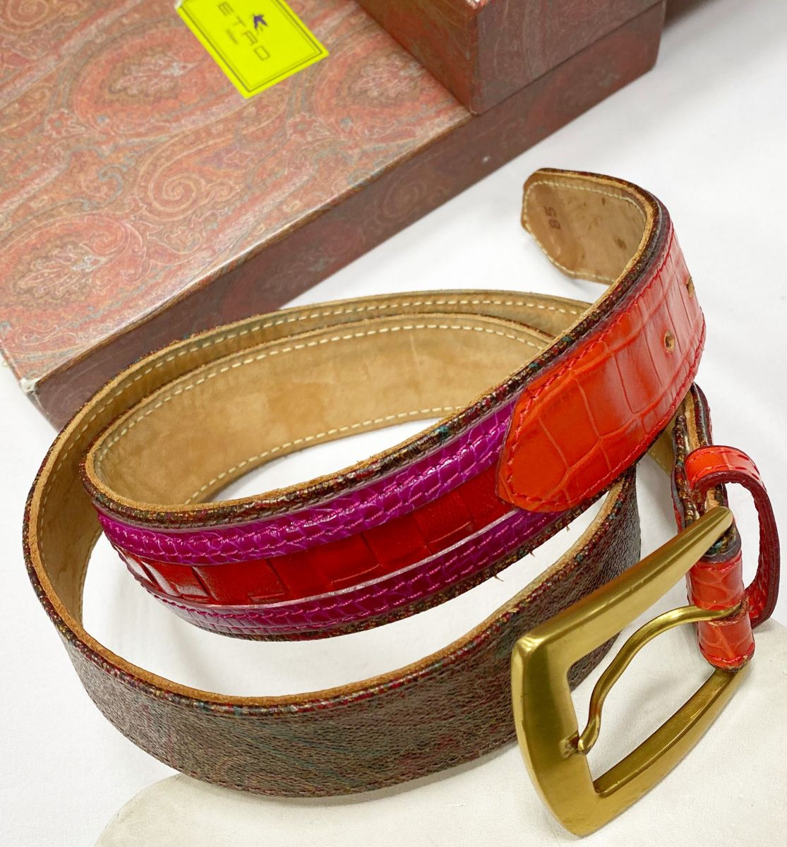 Ремень Etro размер 85 цена 4 697 руб