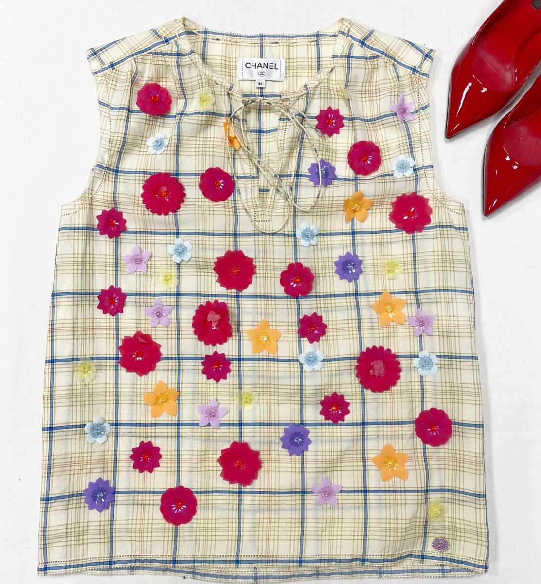 Топ / декоративная отделка / Chanel размер 36 цена 78 275 руб