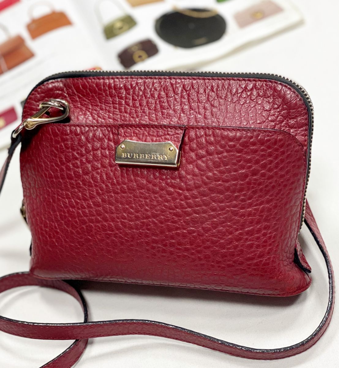Сумка Burberry размер 22/16 цена 23 078 руб 