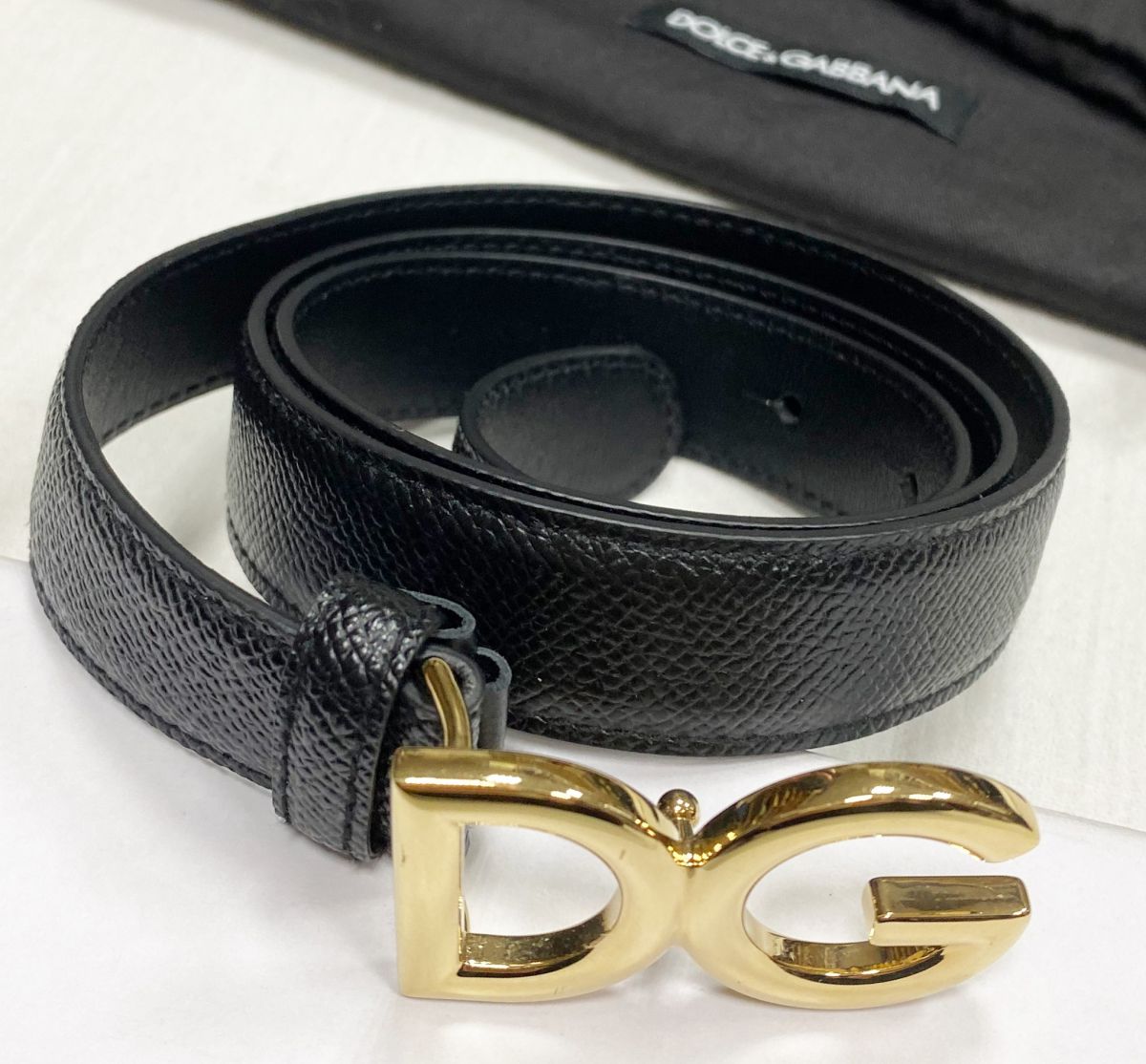 Ремень Dolce Gabbana размер 80/32 цена 7 828 руб