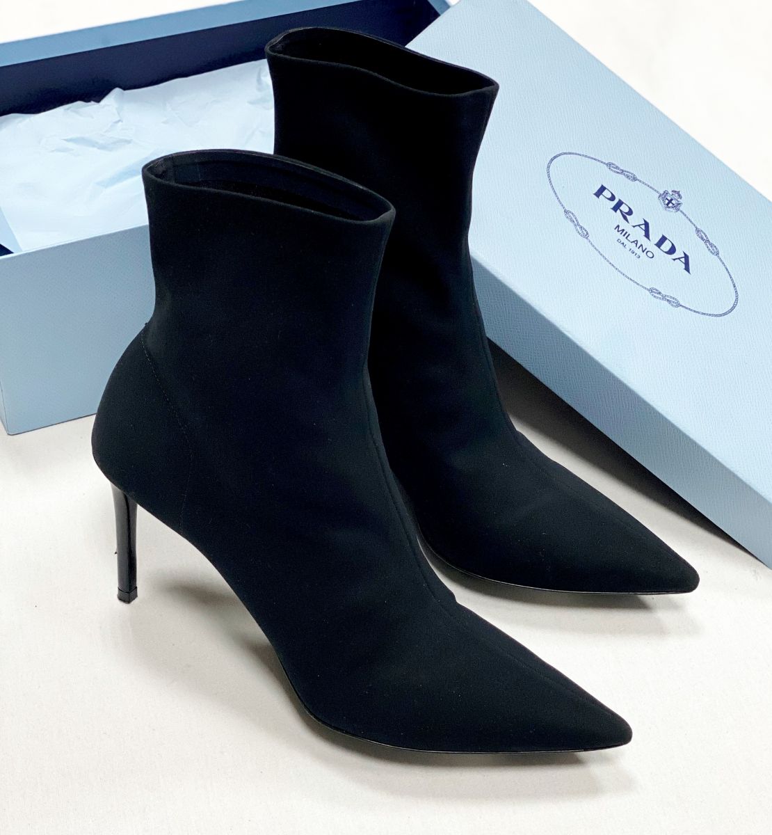 Ботильоны Prada размер 38.5 цена 38 463 руб
