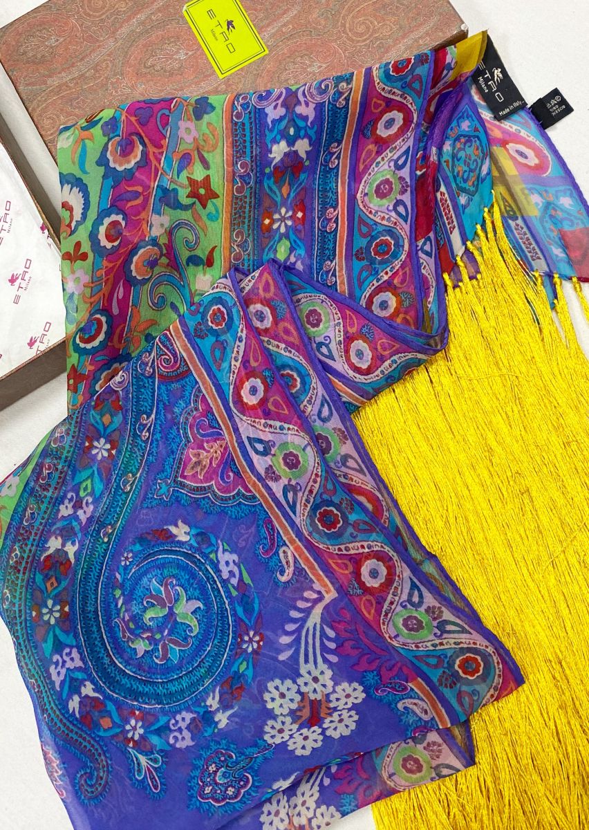 Шарф / шифон / Etro цена 4 697 руб