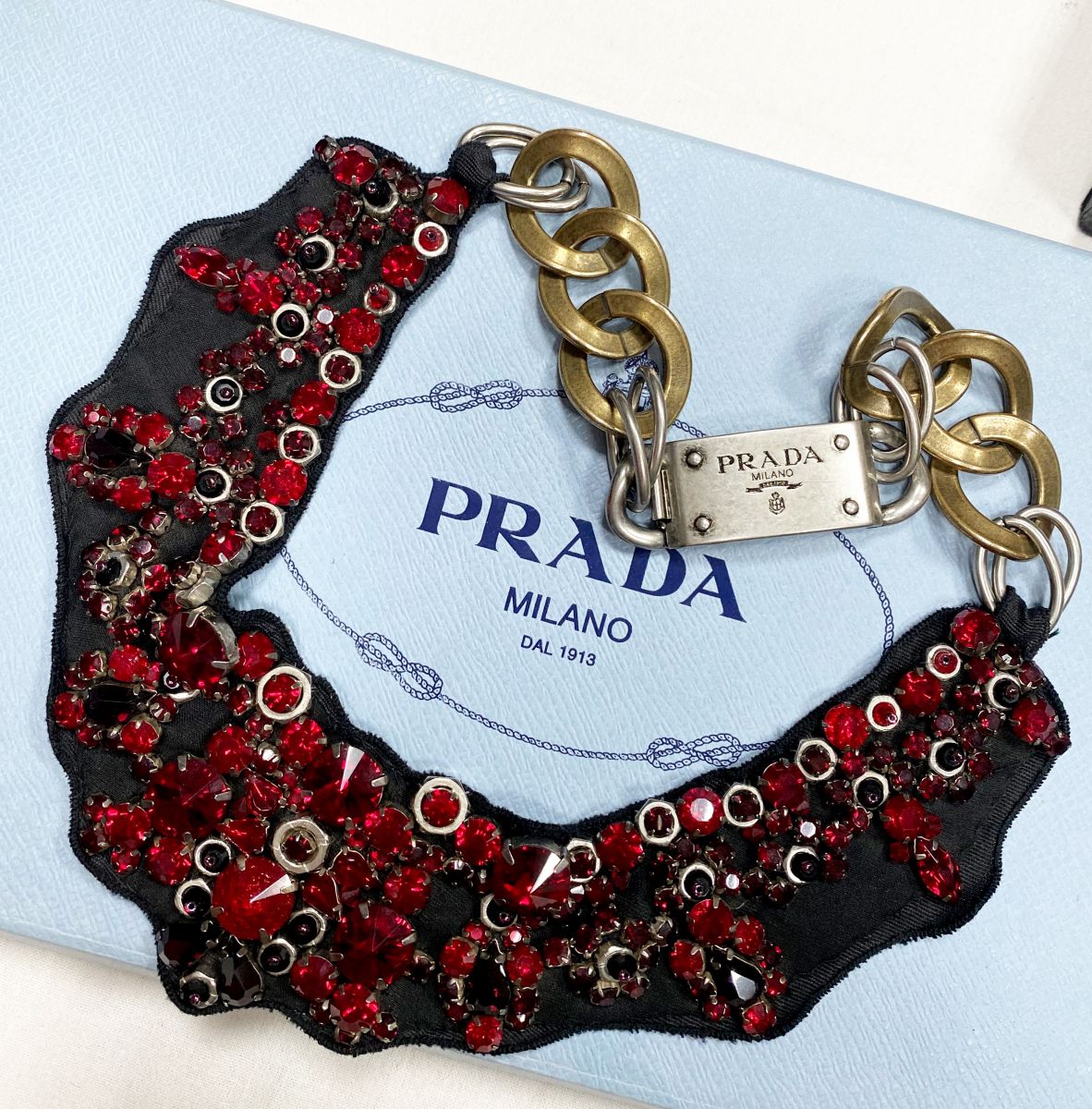 Колье/ камни/ Prada цена 15 655 руб/ в коробке/ 