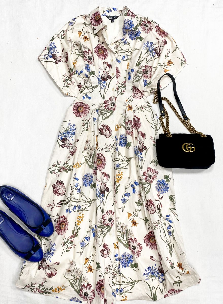 Платье размер 40 цена 9 393 руб
Балетки Christian Dior размер 41.5 цена 15 655 руб
Сумка Gucci