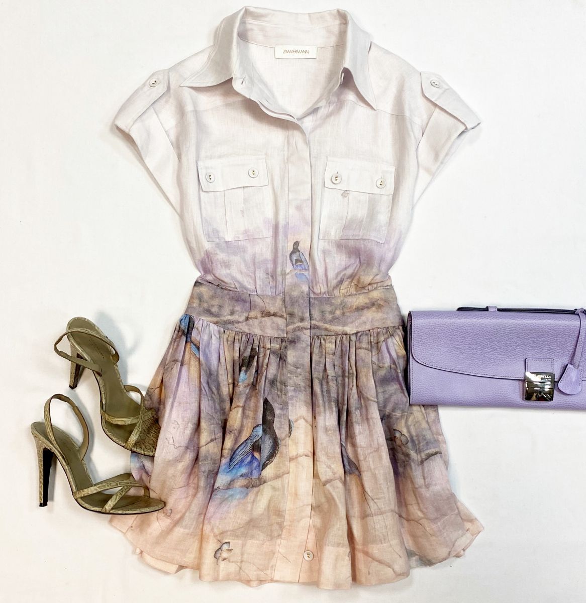 Платье Zimmermann размер L цена 15 385 руб
Босоножки Bottega Veneta размер 38 цена 12 308 руб 