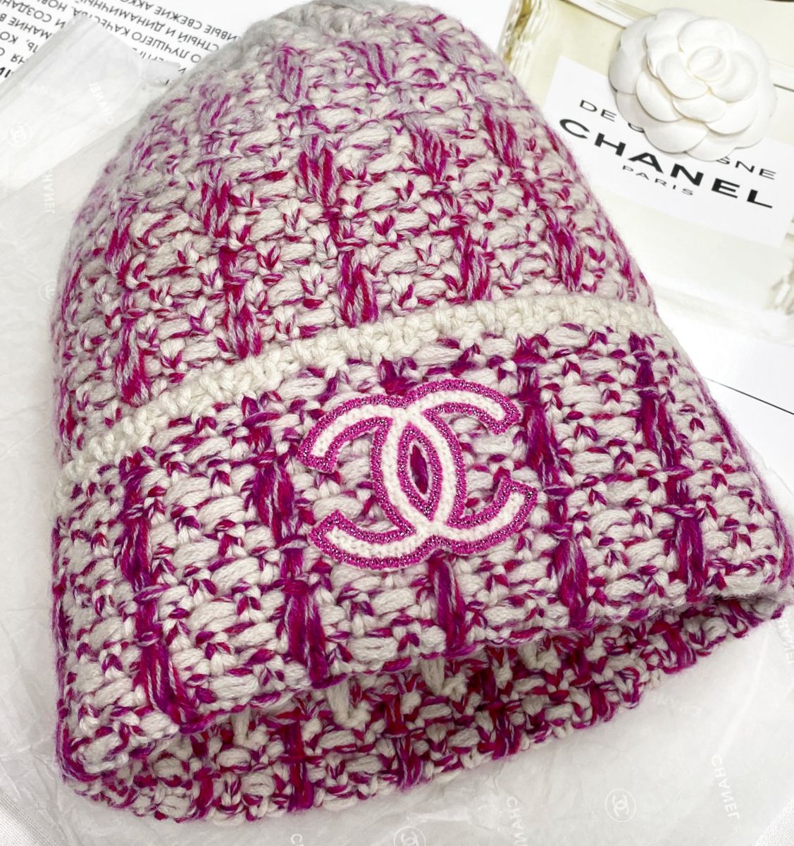 Шапка / кашемир / Chanel цена 50 096 руб