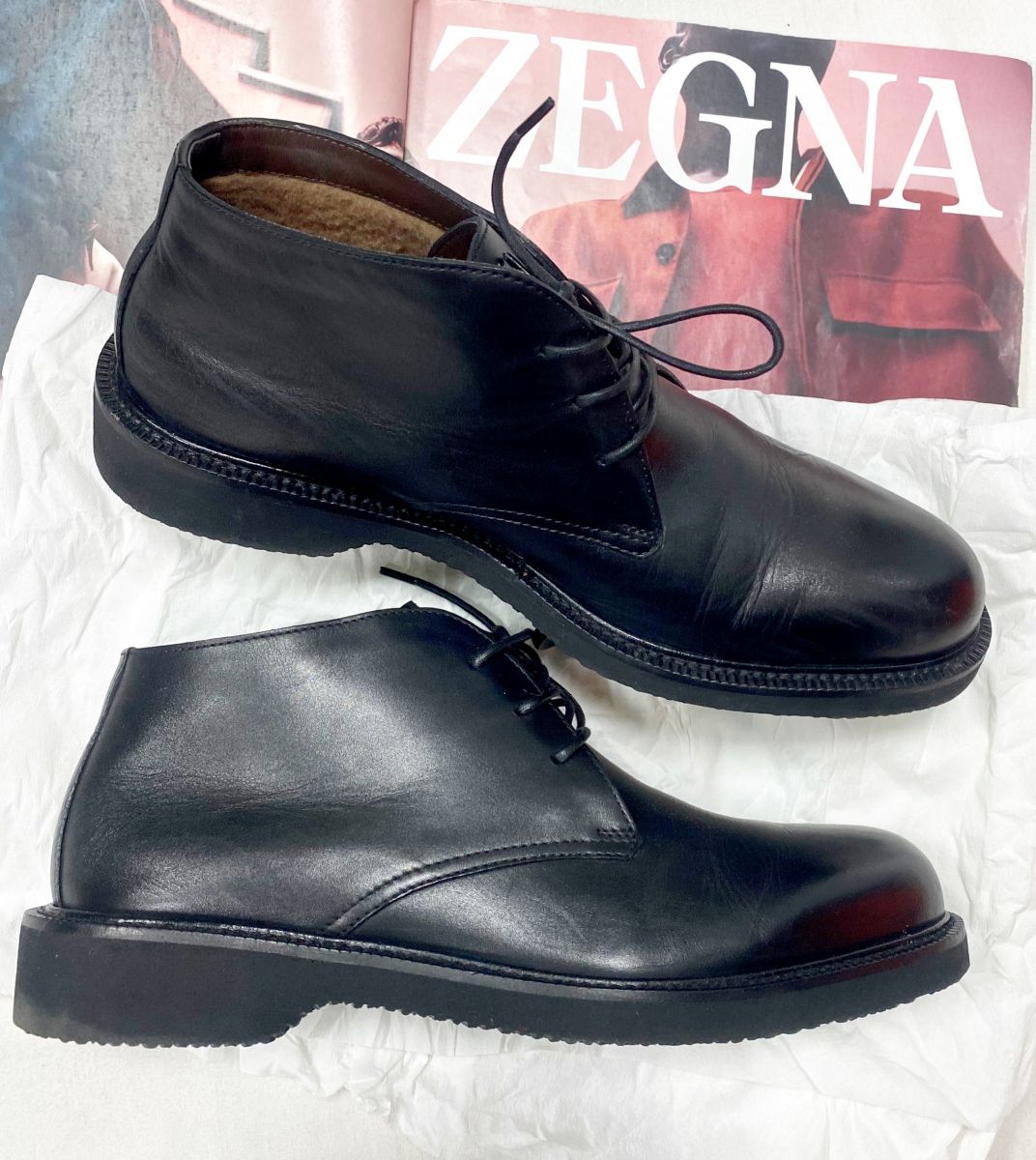 #mechtamen Ботинки / на меху / Ermenegildo Zegna размер 40.5 цена 23 483 руб