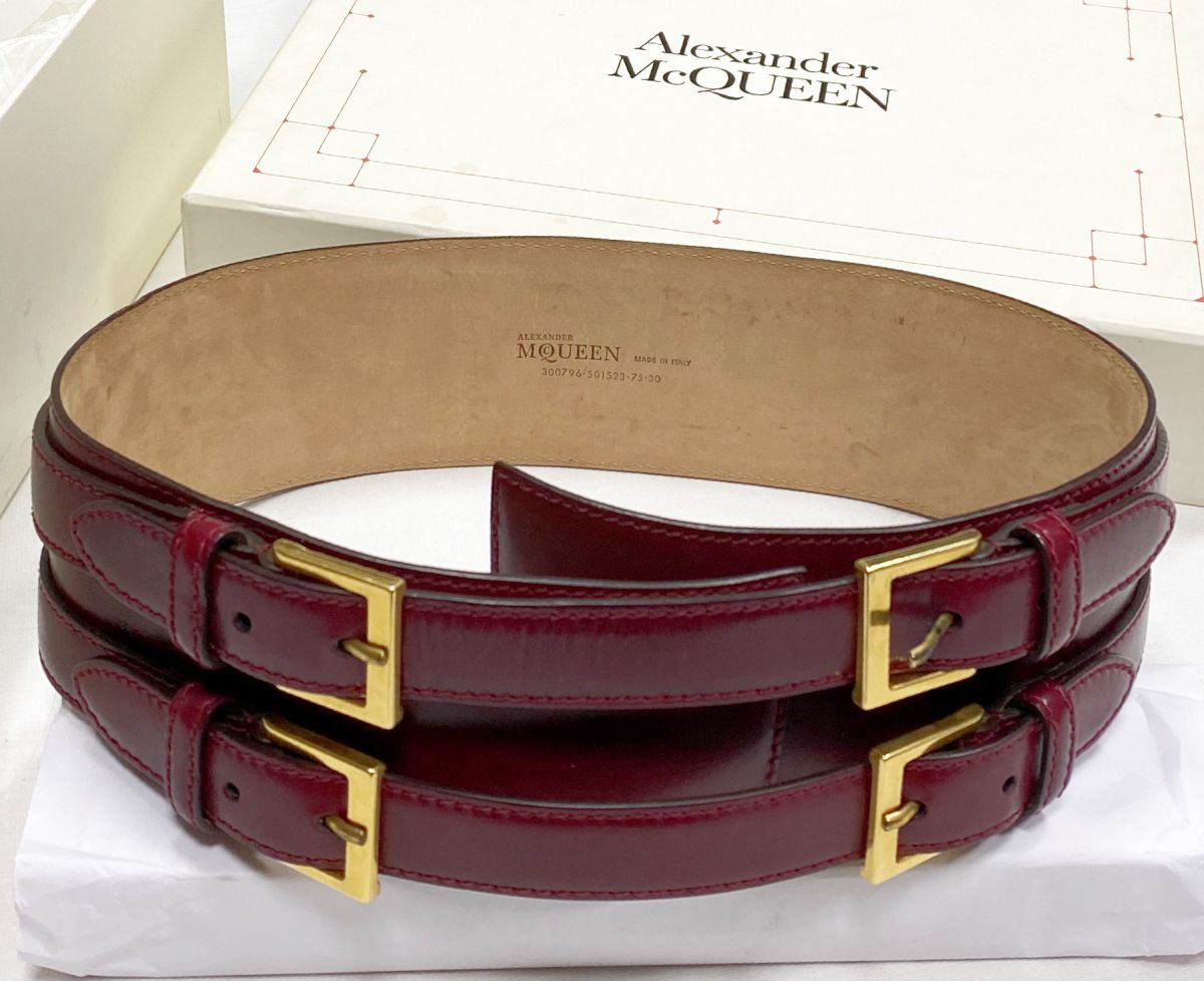 Пояс Alexander McQueen размер 75/30 цена 12 524 руб