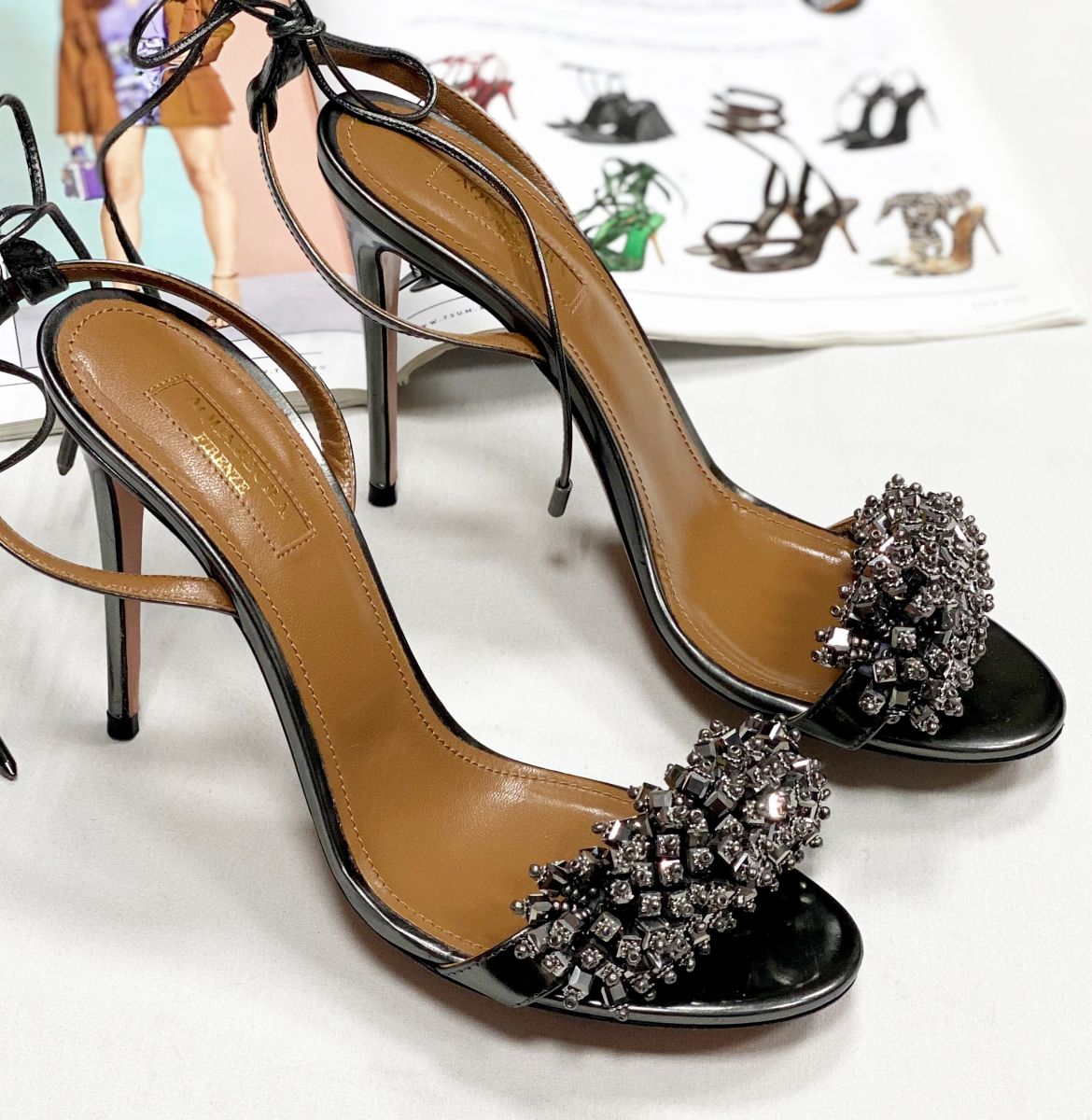 Босоножки Aquazzura размер 38 цена 23 483 руб