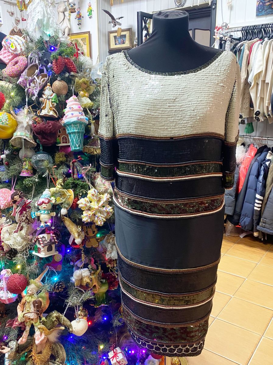 Платье/ пайетки/ Alberta Ferretti размер 48 цена 15 655 руб