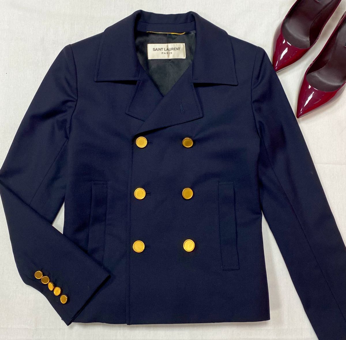 Жакет Saint Laurent размер 34 цена 93 930 руб