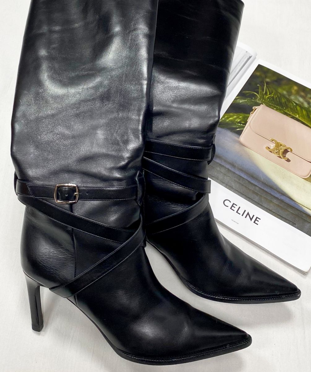 Сапоги Celine размер 37.5 цена 46 965 руб